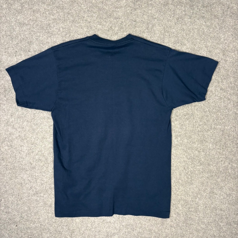 Vintage The Statlers Band T Shirt Men Large Screen Stars Best Navy Single Stitch - Picture 5 of 5
